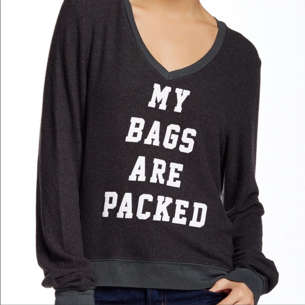 Wild fox “My Bags Are Packed” Pullover